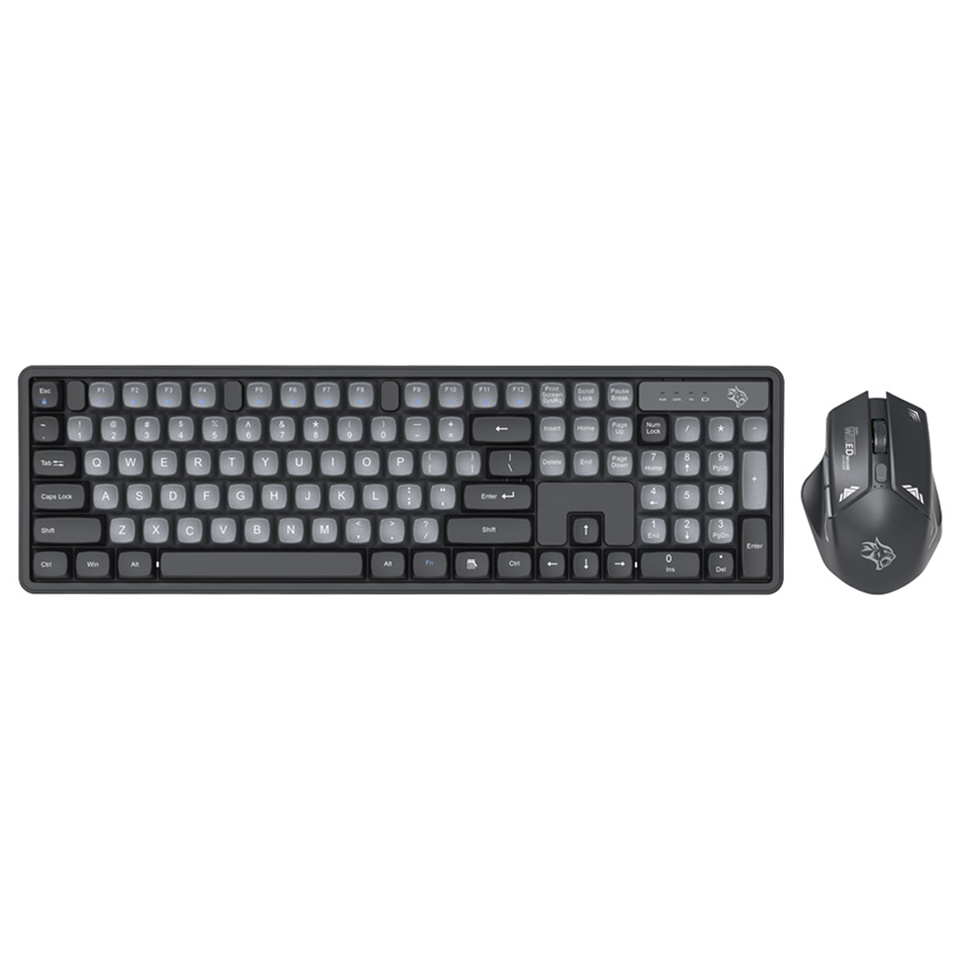 PORODO gaming design wireless keyboard mouse set pdx225 کیت گیمینگ پرودو